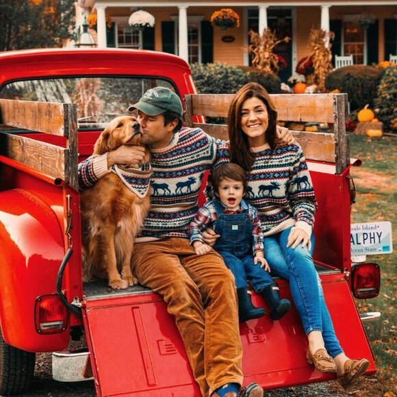 Kiel James Patrick The Great Moose Sweater Christmas Winter Wool Blend Fair Isle - Picture 11 of 11